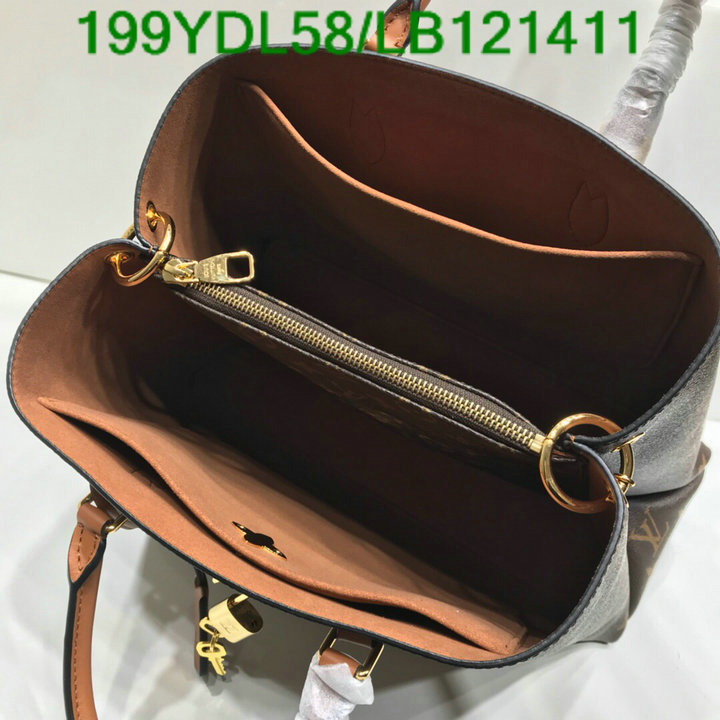 LV Bags-(Mirror)-Handbag-,Code: LB121411,$: 199USD