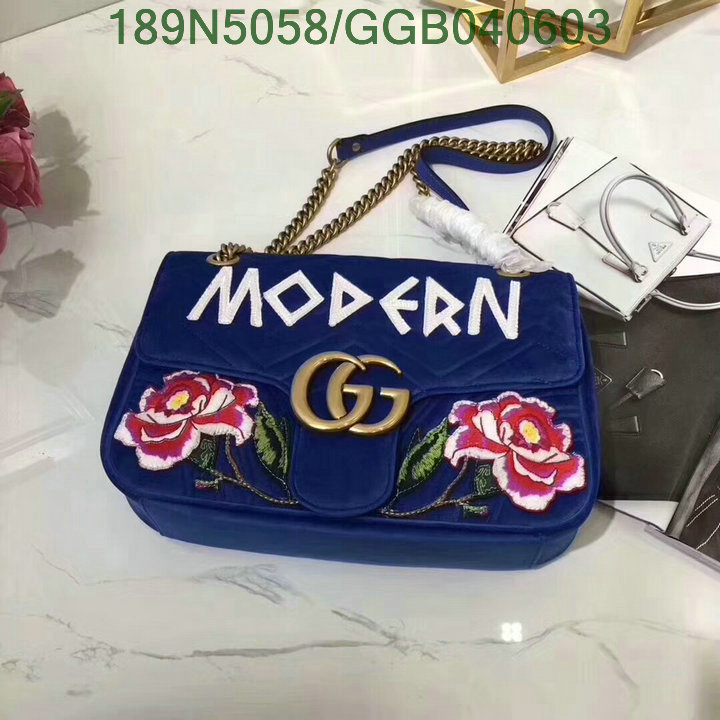 Gucci Bag-(Mirror)-Marmont,Code:GGB040603,$: 189USD