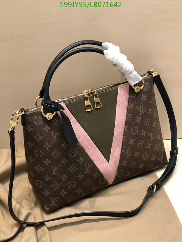 LV Bags-(Mirror)-Handbag-,Code: LB071642,$: 199USD