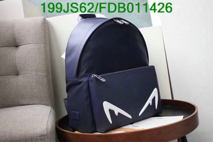 Fendi Bag-(Mirror)-Backpack-,Code: FDB011426,$: 199USD