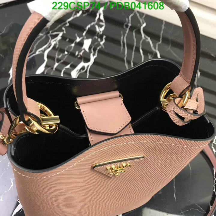 Prada Bag-(Mirror)-Diagonal-,Code: PDB041608,$: 229USD