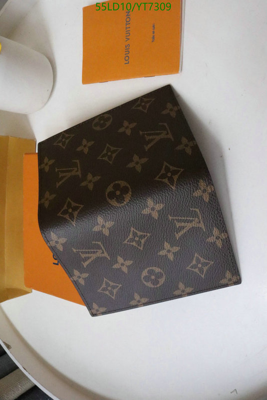 LV Bags-(Mirror)-Wallet-,Code: YT7309,$: 55USD