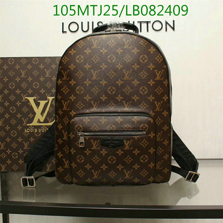 LV Bags-(4A)-Backpack-,Code: LB082409,$:105USD