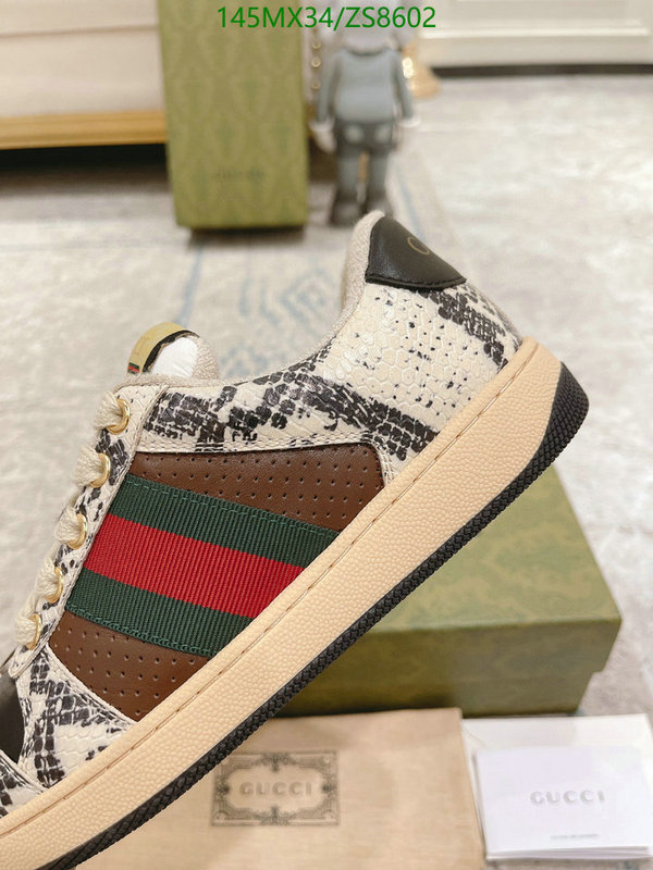 Men shoes-Gucci, Code: ZS8602,$: 145USD