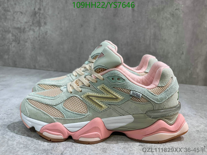 Women Shoes-New Balance, Code: YS7646,$: 109USD