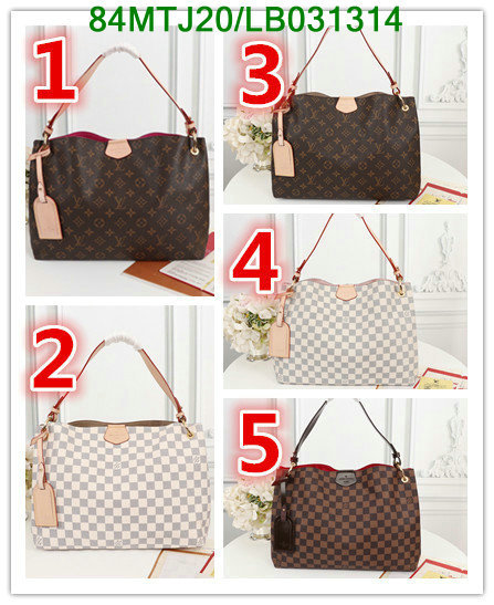 LV Bags-(4A)-Handbag Collection-,Code: LB031314,$: 84USD