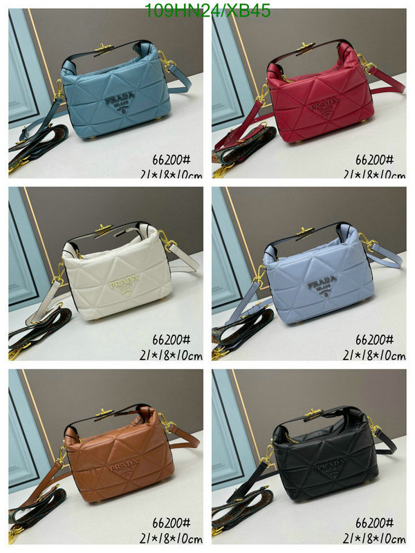 Prada Bag-(4A)-Diagonal-,Code: XB45,$: 109USD