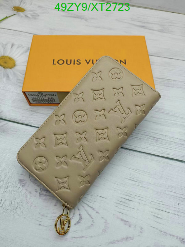 LV Bags-(4A)-Wallet-,Code: XT2723,$: 49USD