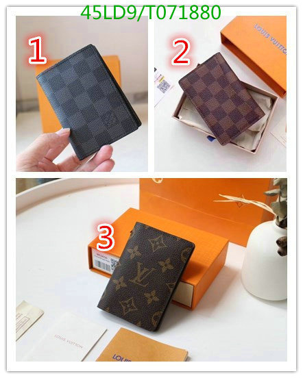 LV Bags-(Mirror)-Wallet-,Code: T071880,$: 45USD