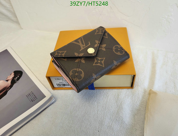 LV Bags-(4A)-Wallet-,Code: HT5248,$: 39USD