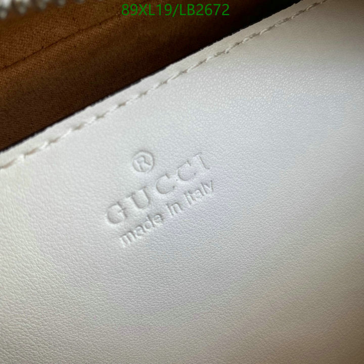 Gucci Bag-(4A)-Marmont,Code: LB2672,$: 89USD