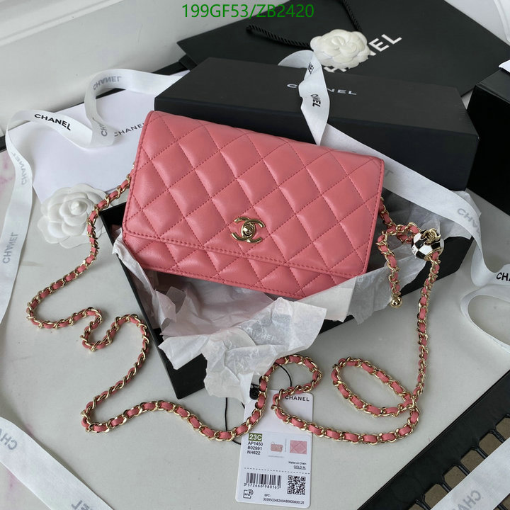 Chanel Bags -(Mirror)-Diagonal-,Code: ZB2420,$: 199USD