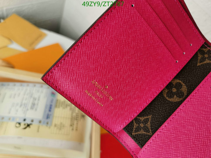 LV Bags-(4A)-Wallet-,Code: ZT2787,$: 49USD