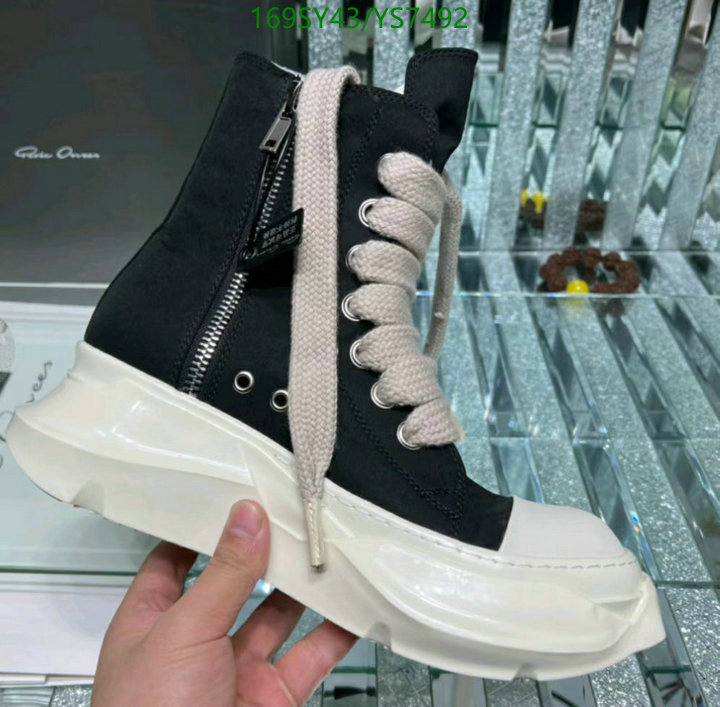 Men shoes-RICK OWENS, Code: YS7492,$: 169USD