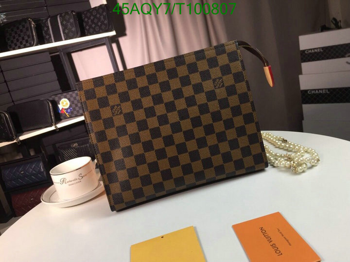 LV Bags-(4A)-Wallet-,Code: T100807,$: 45USD