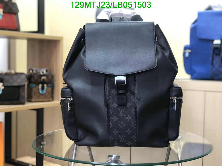 LV Bags-(4A)-Backpack-,Code: LB051503,$: 129USD