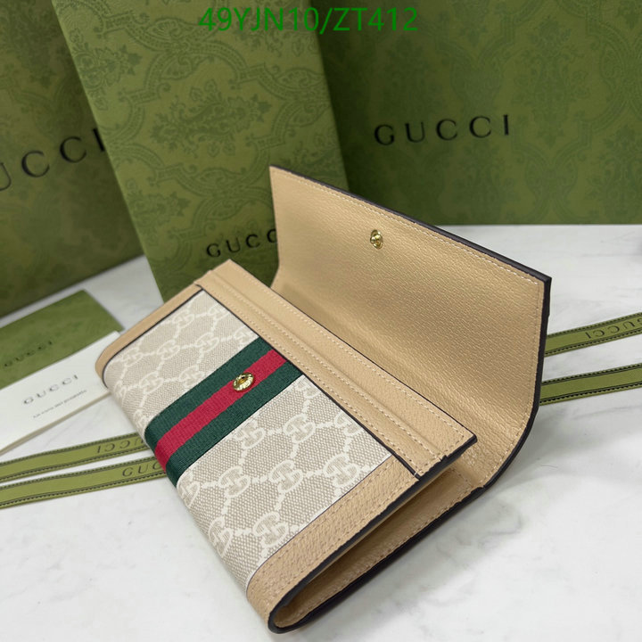 Gucci Bag-(4A)-Wallet-,Code: ZT412,$: 49USD