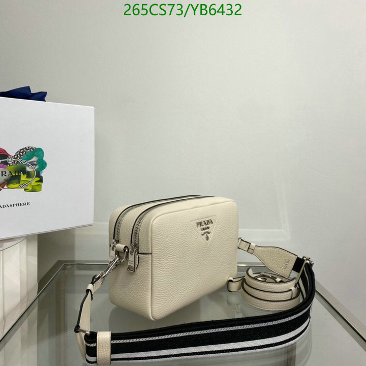 Prada Bag-(Mirror)-Diagonal-,Code: YB6432,$: 265USD