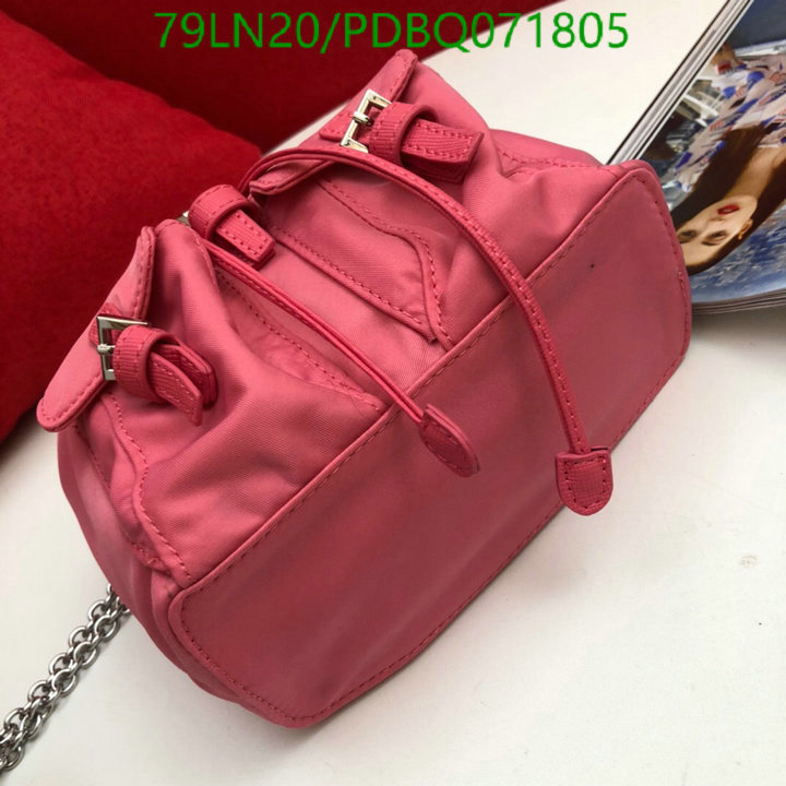 Prada Bag-(4A)-Backpack-,Code:PDBQ071805,$: 119USD