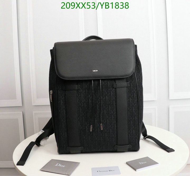 Dior Bags -(Mirror)-Backpack-,Code: YB1838,$: 209USD