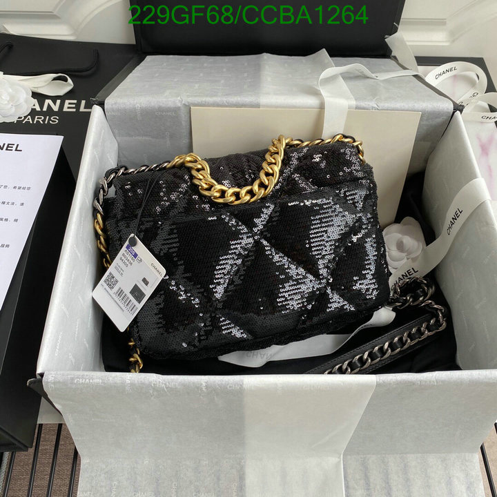 Chanel Bags -(Mirror)-Diagonal-,Code: CCBA1264,$: 229USD