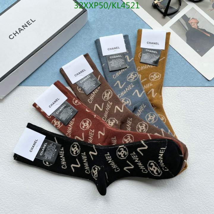 Sock-Chanel,Code: KL4521,$: 32USD