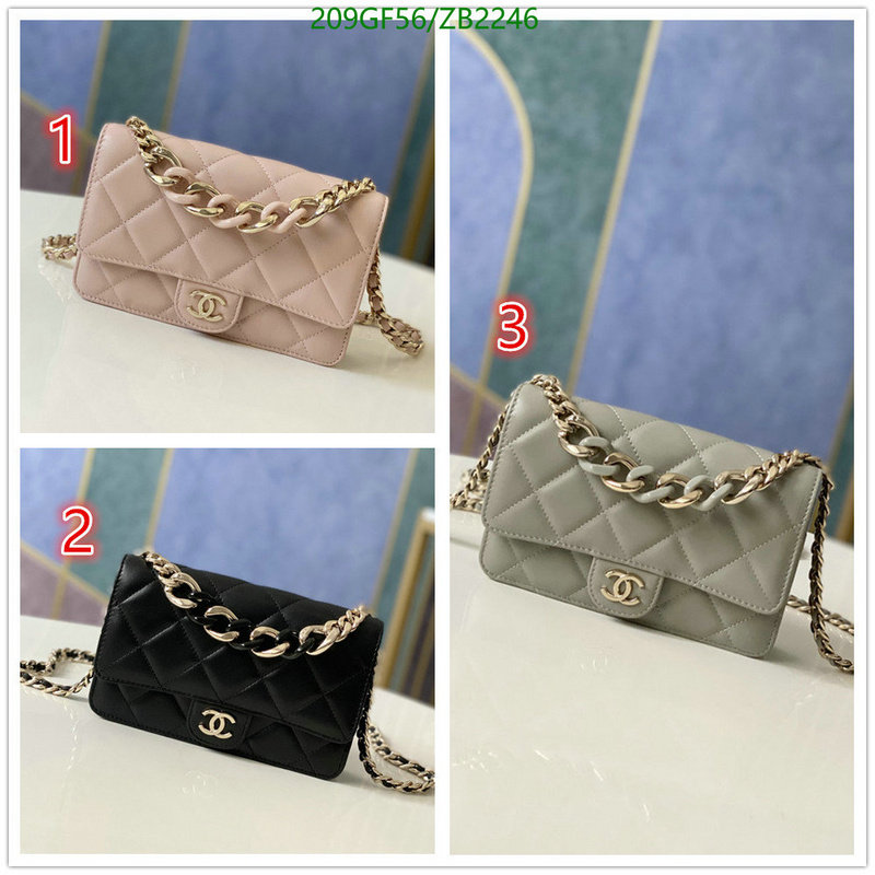 Chanel Bags -(Mirror)-Diagonal-,Code: ZB2246,$: 209USD