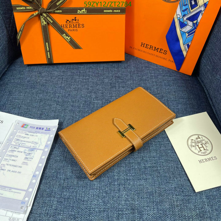 Hermes Bag-(4A)-Wallet-,Code: ZT2784,$: 59USD