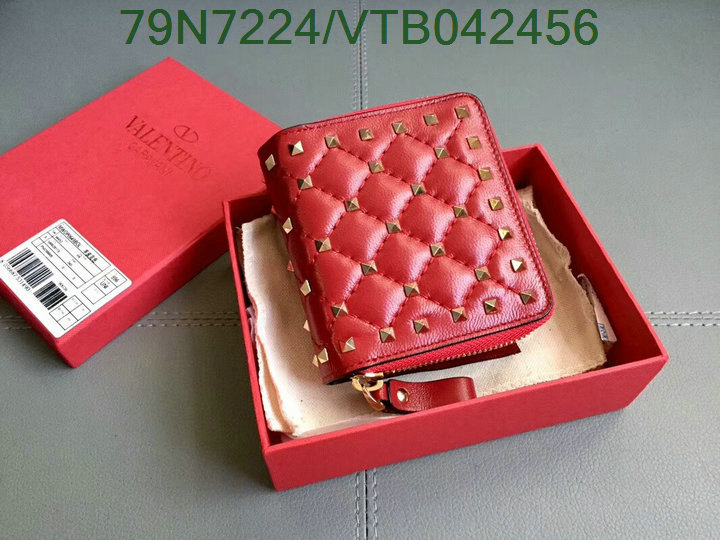 Valentino Bag-(Mirror)-Wallet-,Code: VTB042456,$:79USD