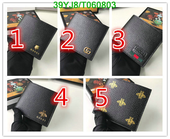 Gucci Bag-(4A)-Wallet-,Code: T060803,$: 39USD