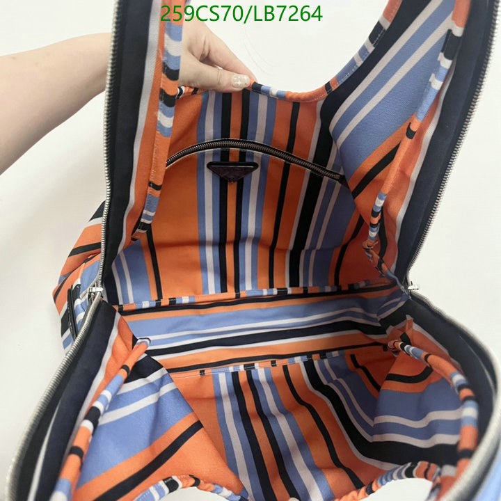 Prada Bag-(Mirror)-Handbag-,Code: LB7264,$: 259USD