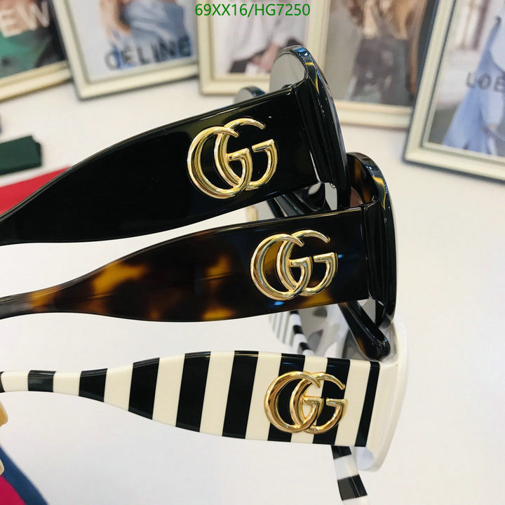 Glasses-Gucci, Code: HG7250,$: 69USD