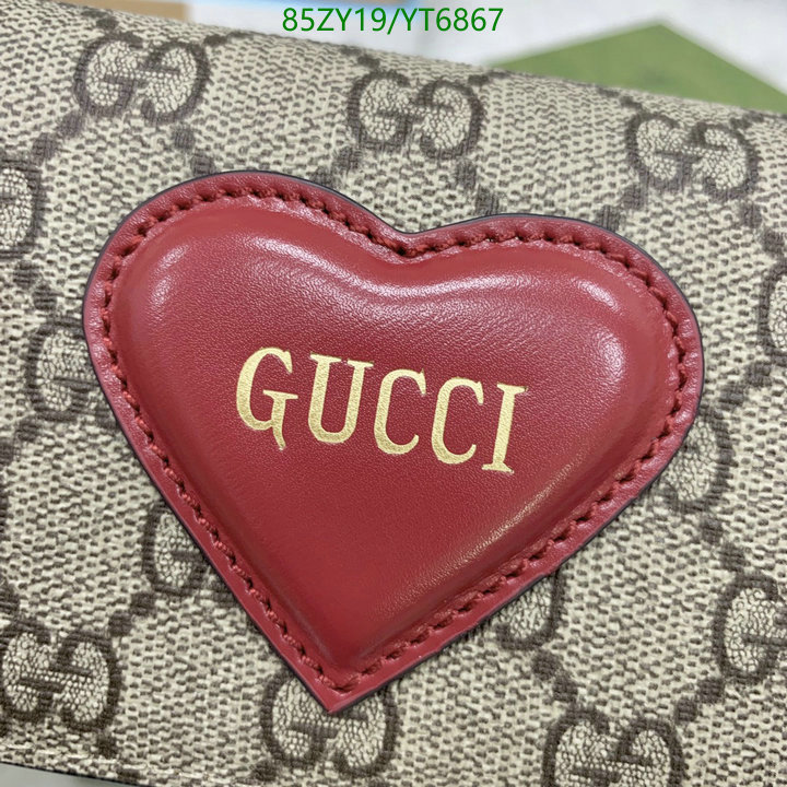 Gucci Bag-(Mirror)-Wallet-,Code: YT6867,$: 85USD