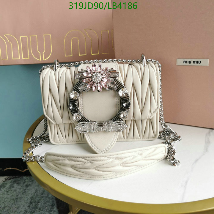 Miu Miu Bag-(Mirror)-Diagonal-,Code: LB4186,$: 319USD