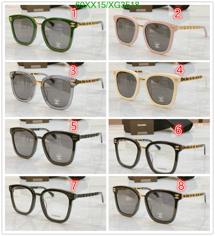 Glasses-Chanel, Code: XG3518,$: 69USD