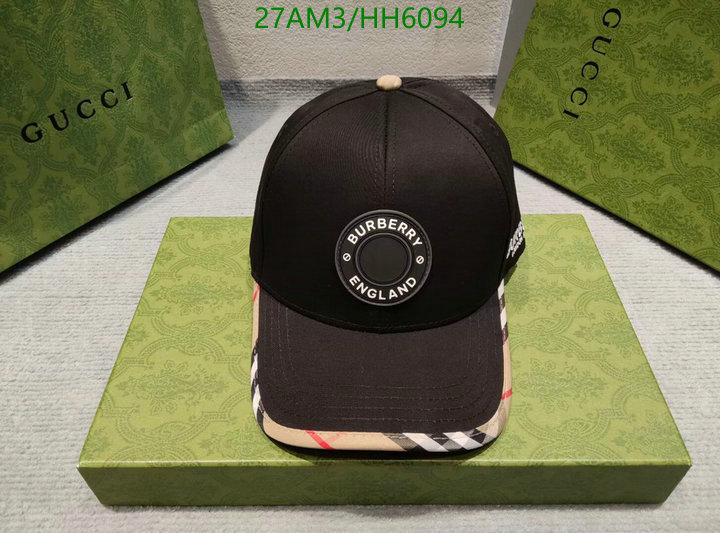 Cap -(Hat)-Burberry, Code: HH6094,$: 27USD