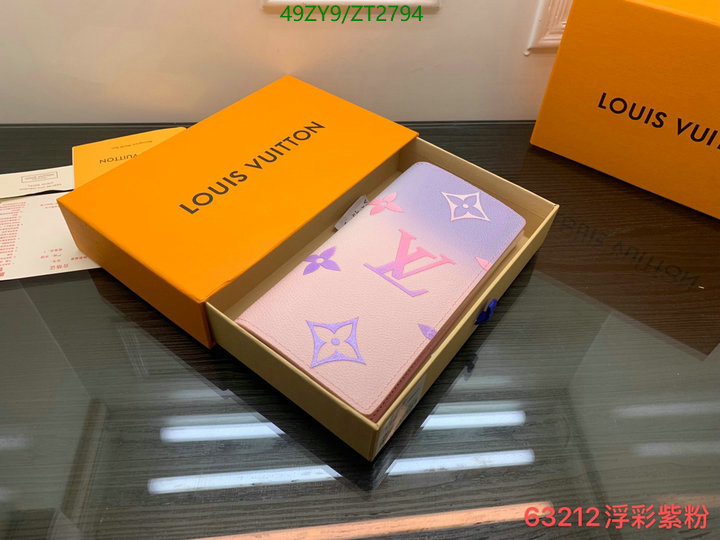 LV Bags-(4A)-Wallet-,Code: ZT2794,$: 49USD