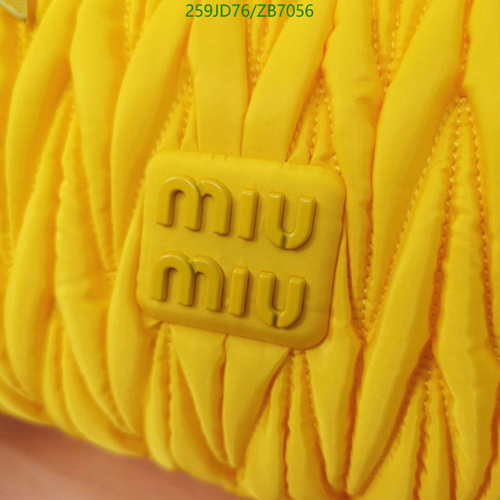 Miu Miu Bag-(Mirror)-Handbag-,Code: ZB7056,$: 259USD
