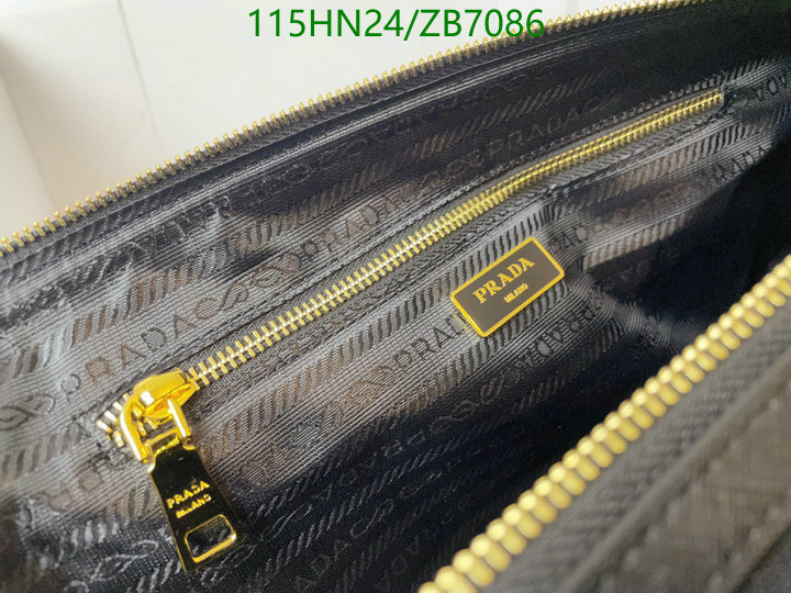 Prada Bag-(4A)-Handbag-,Code: ZB7086,$: 115USD