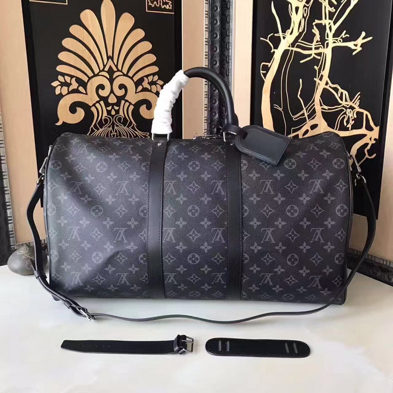 LV Bags-(Mirror)-Keepall BandouliRe 45-50-,Code: LB091201,