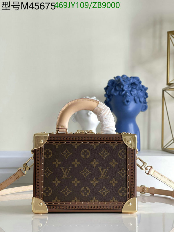 LV Bags-(Mirror)-Petite Malle-,Code: ZB9000,$: 469USD