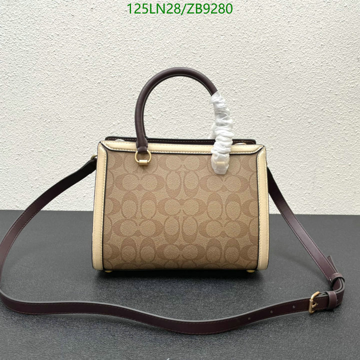 Coach Bag-(4A)-Handbag-,Code: ZB9280,$: 125USD