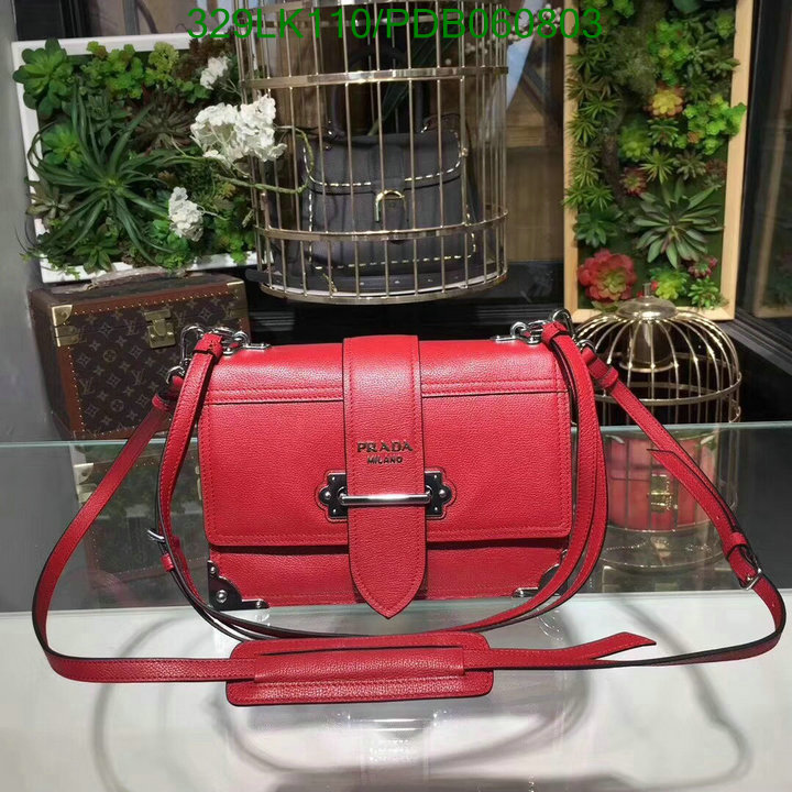 Prada Bag-(Mirror)-Diagonal-,Code: PDB060803,$: 329USD