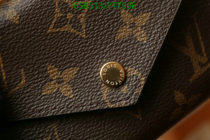 LV Bags-(Mirror)-Wallet-,Code: YT7566,$: 65USD