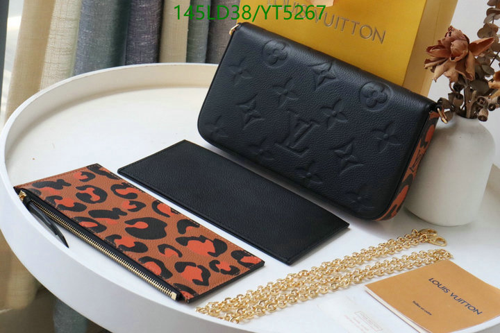 LV Bags-(Mirror)-Wallet-,Code: YT5267,$: 145USD