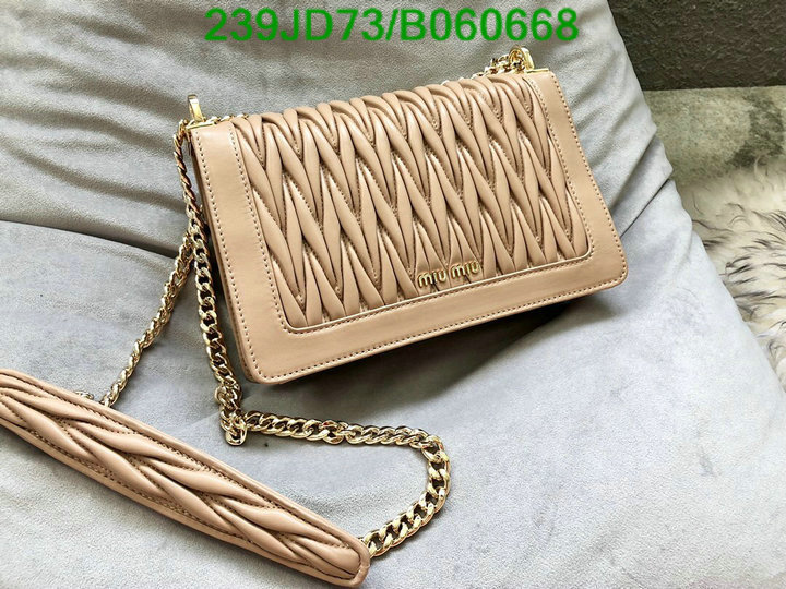 Miu Miu Bag-(Mirror)-Diagonal-,Code: B060668,$: 239USD