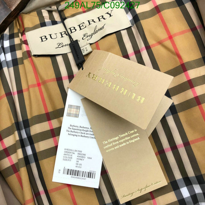 Down jacket Women-Burberry, Code: C092427,$:249USD