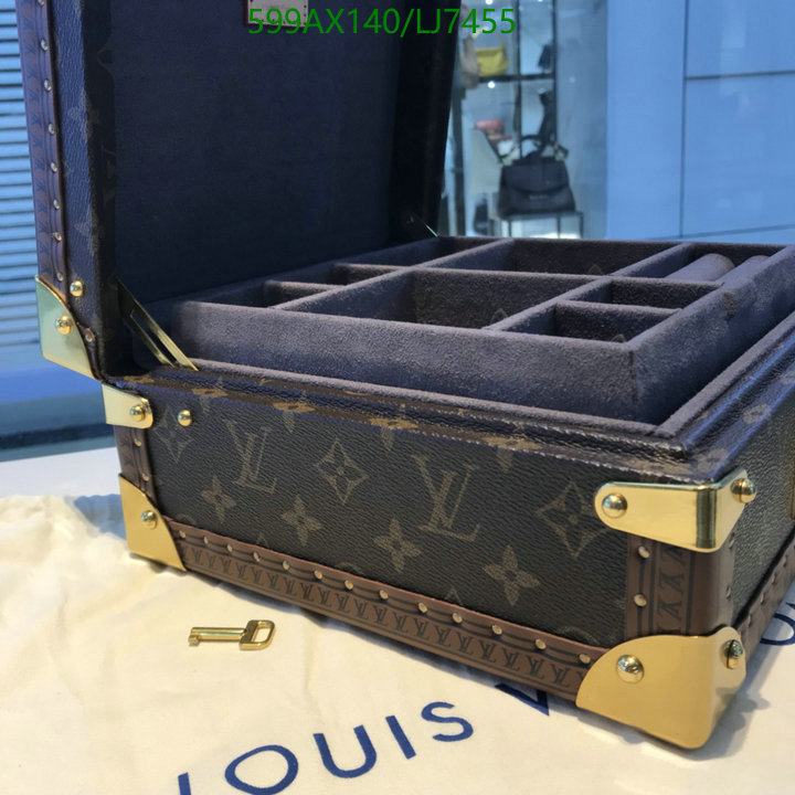 LV Bags-(Mirror)-Vanity Bag-,Code: LJ7455,$: 599USD