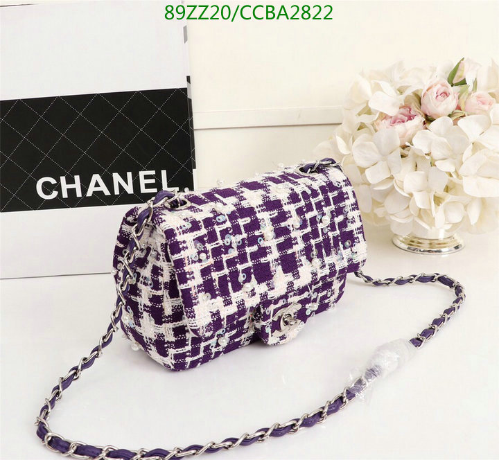 Chanel Bags ( 4A )-Diagonal-,Code: CCBA2822,$: 89USD