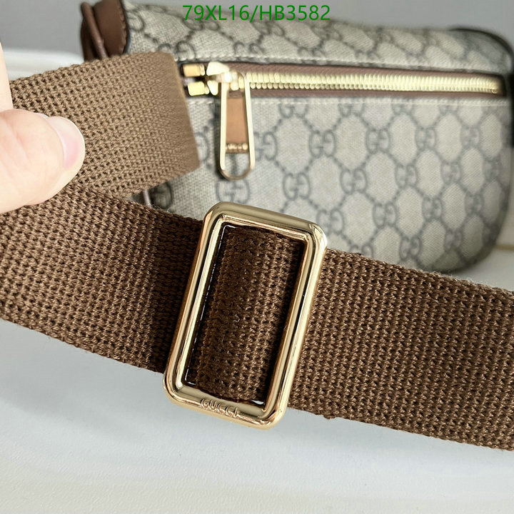 Gucci Bag-(4A)-Belt Bag-Chest Bag--,Code: HB3582,$: 79USD